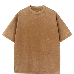 Camel Stone Wash T-shirt Oversize 2.0- for wholesale