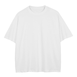 White T-Shirt Oversize 2.0 wholesale fronte made in Portugal Create fashion brand factory