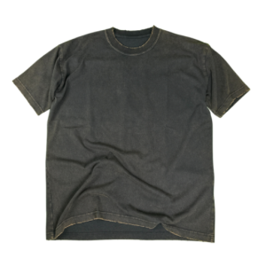 Burn Acid Wash T-Shirt Street wholesale / custom with print and embroidery - front