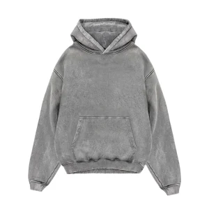 Hoodie Oversize Extreme Acid Wash - Luxury Blanks / Made in Portugal - clothing wholesale - 100% Organic cotton - available to customize - Create Fashion Brand CFB