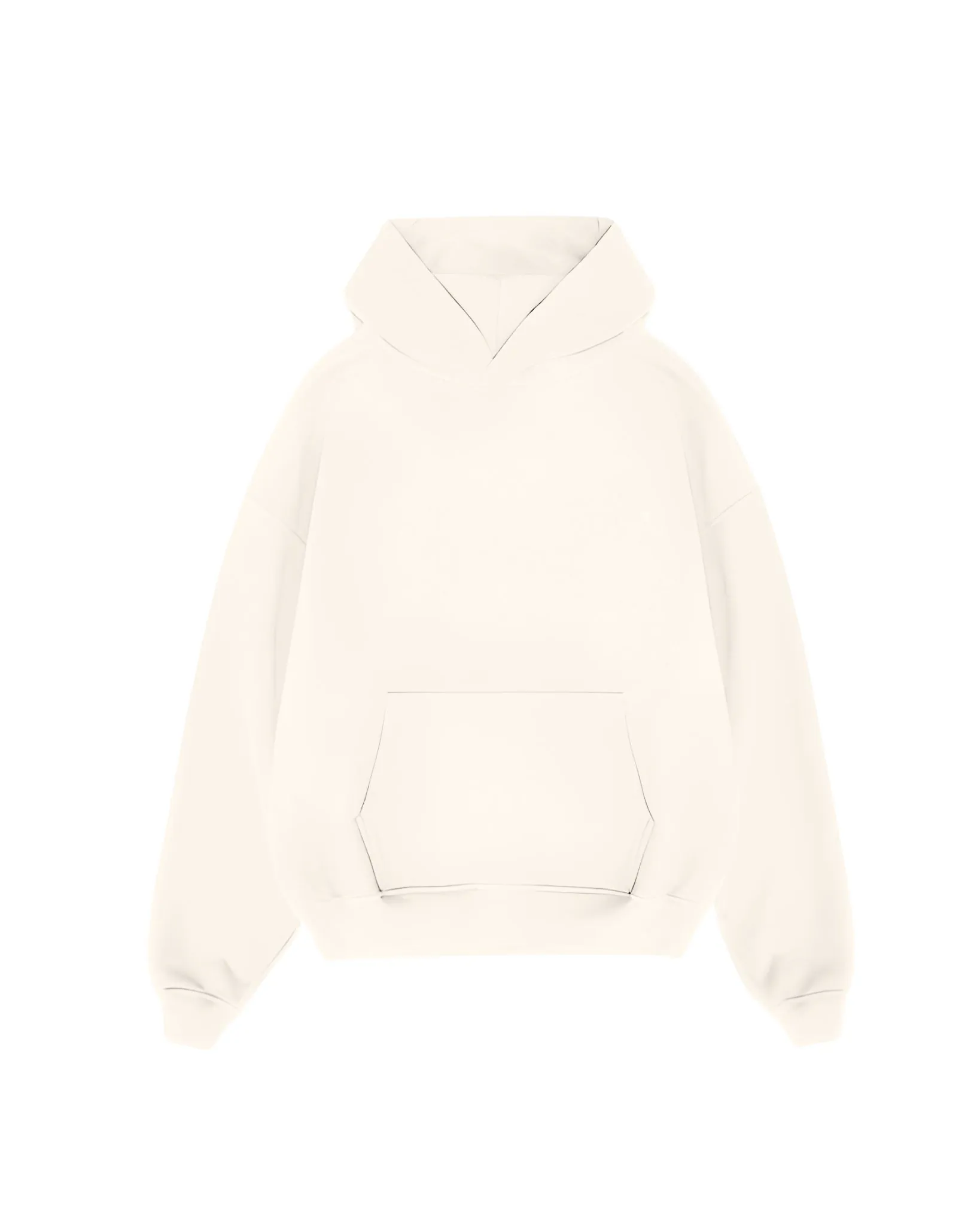 Hoodie Oversized Ultra Heavy Natural Undyed