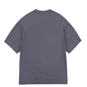 Grey T-Shirt Oversize - Limited- back wholesale for luxury brands- Blanks Model unisex - made in Portugal CFB textile